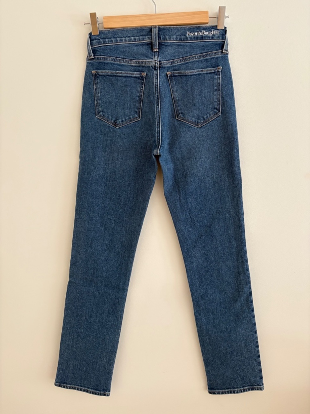 Favorite Daughter Women's Blue Straight Jeans - Erin - Picture 2 of 6
